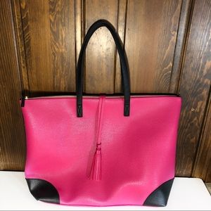 Large Tote Pink and Black